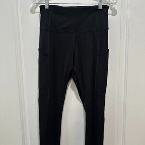 CRZ YOGA Naked Feeling High Rise Pocket Leggings | Black | Size XS